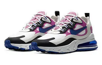 Nike Wmns Air Max 270 React 'White Fuchsia Blue' - 4