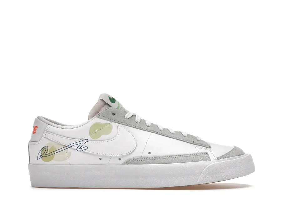 Фото № 1 с приближением к товару «‎Nike Blazer Low 77 Flyleather Mayumi Yamase White»