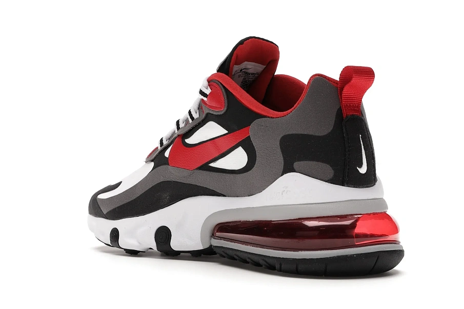 Фото № 5 с приближением к товару «‎Nike Air Max 270 React Black Iron Grey University Red»