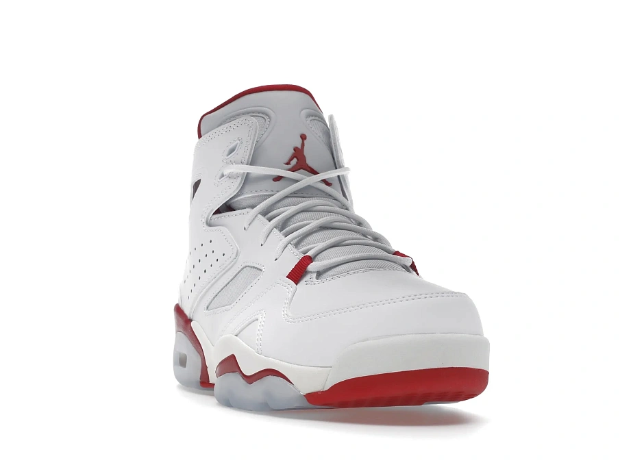 Фото № 2 с приближением к товару «‎Jordan Flight Club 91 White Pure Platinum Sail Mystic Hibiscus»