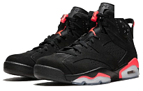 Фото № 2 с приближением к товару «‎Jordan 6 Retro Infrared Black 2014 (GS)»