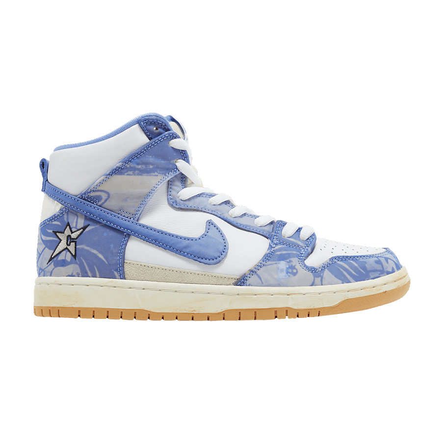 Фото № 1 с приближением к товару «‎Carpet Company x Nike Dunk High SB Royal Pulse Special Box (CV1677-100-SB)»