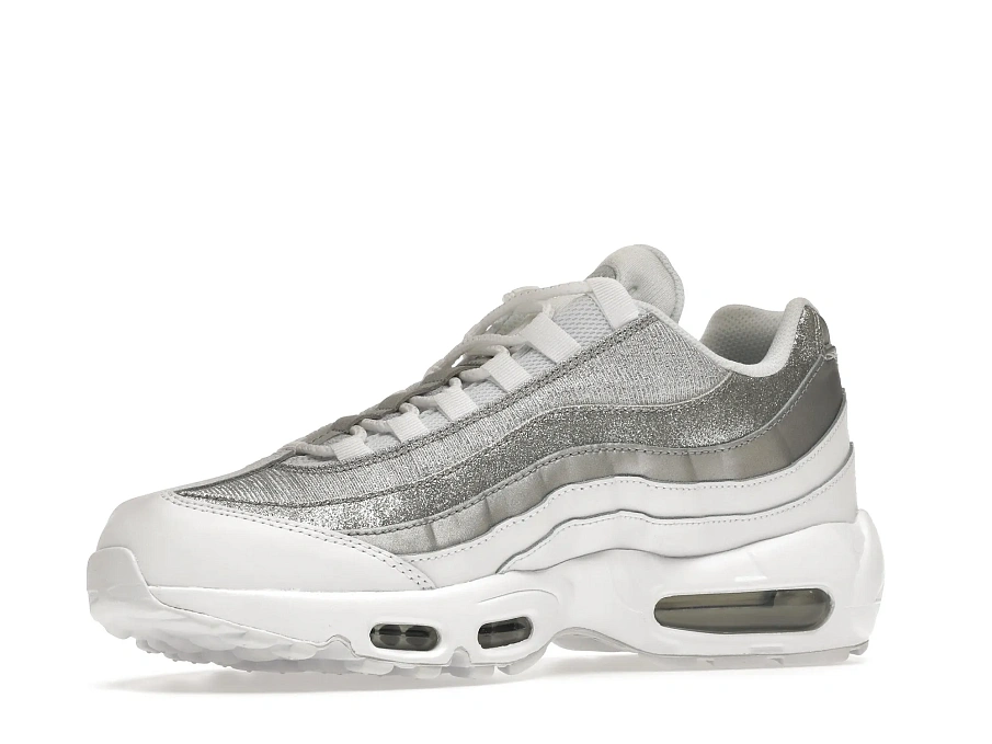 Фото № 4 с приближением к товару «‎Nike Air Max 95 White Metallic Silver »
