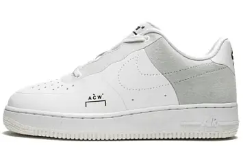  Nike Air Force 1 Low Skate shoes WhiteGrey - 1
