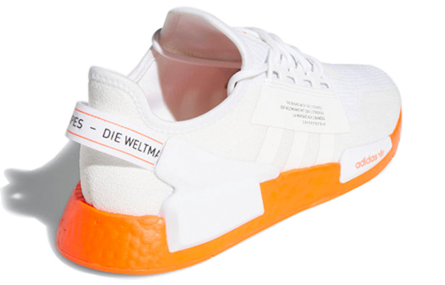Фото № 3 с приближением к товару «‎adidas originals NMDR1 V2 WhiteOrange»