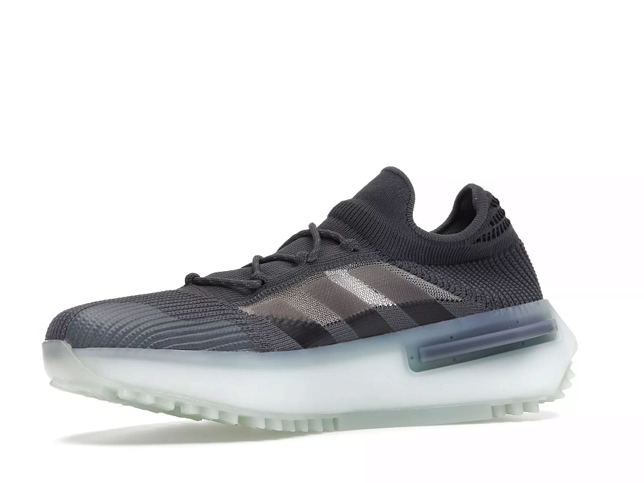 Фото № 5 с приближением к товару «‎adidas NMD S1 Grey Green Glow»