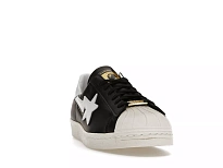 Фото № 5 с приближением к товару «‎adidas Superstar 80s Bape Black White Gold (2022)»