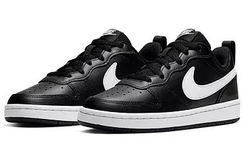 Nike Court Borought Low (GS) BlackWhite - 4
