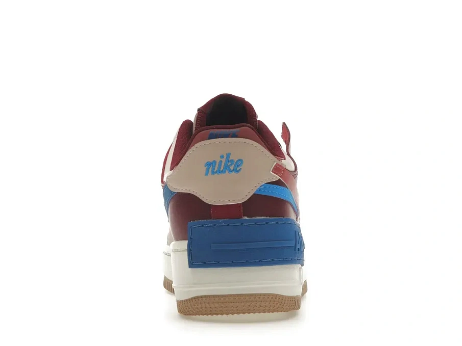 Фото № 4 с приближением к товару «‎Nike Air Force 1 Low Shadow Light Soft Pink Team Red Blue »