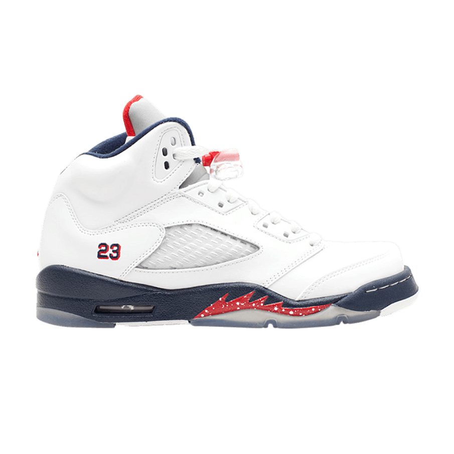 Фото № 1 с приближением к товару «‎Air Jordan 5 Retro GS Olympic 2011 (440888-103)»