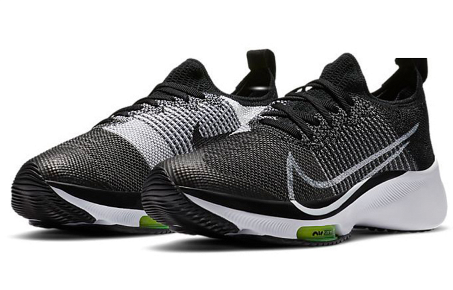 Фото № 3 с приближением к товару «‎Nike Air Zoom Tempo Flyknit GS 'Black White Volt'»