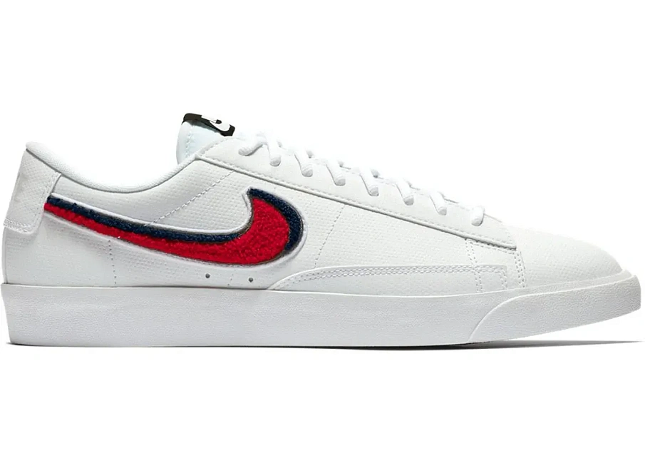 Фото № 1 с приближением к товару «‎Nike Blazer Low 3D White Blue Red»