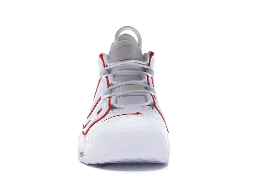 Фото № 2 с приближением к товару «‎Nike Air More Uptempo White Varsity Red Outline (2018/2021)»