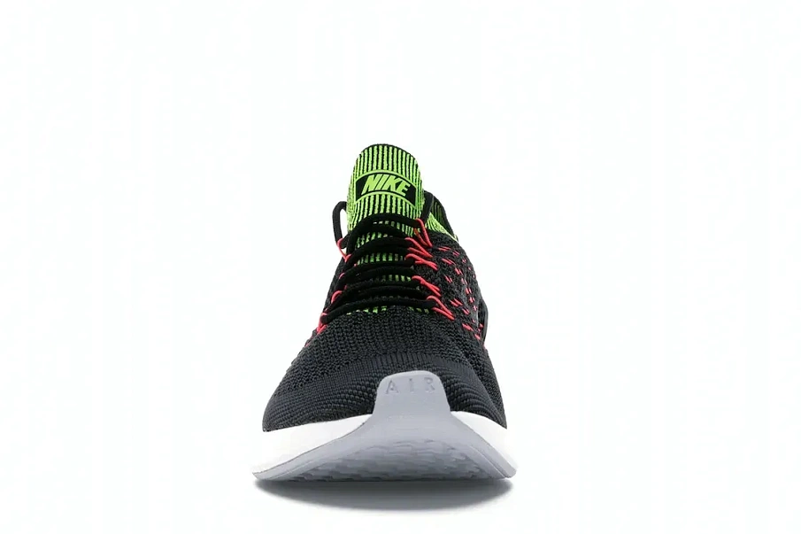 Фото № 2 с приближением к товару «‎Nike Air Zoom Mariah Flyknit Racer Black Wolf Grey Volt»