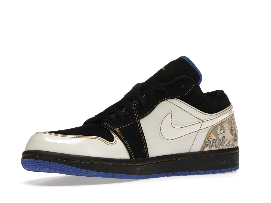 Фото № 3 с приближением к товару «‎Jordan 1 Phat Low Black Metallic»