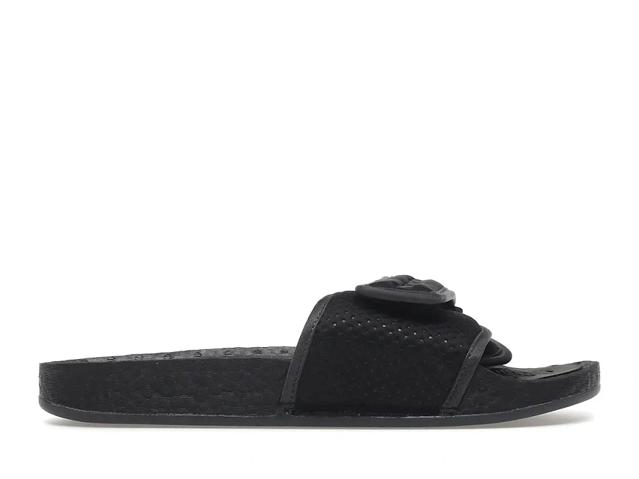 Фото № 1 с приближением к товару «‎adidas Chancletas HU Pharrell Core Black»