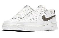 Фото № 3 с приближением к товару «‎Nike AIR FORCE 1 (GS) Low Metallic Silver»