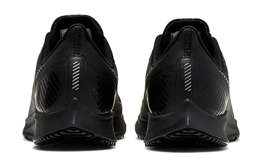 Фото № 4 с приближением к товару «‎Nike Air Zoom Pegasus 36 Shield Running Shoes Black Silver»