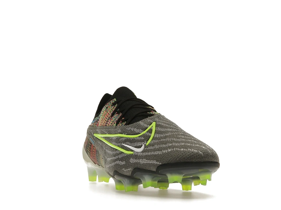 Фото № 4 с приближением к товару «‎Nike Gripknit Phantom GX Elite Fusion FG Black White Blue Glow Volt»