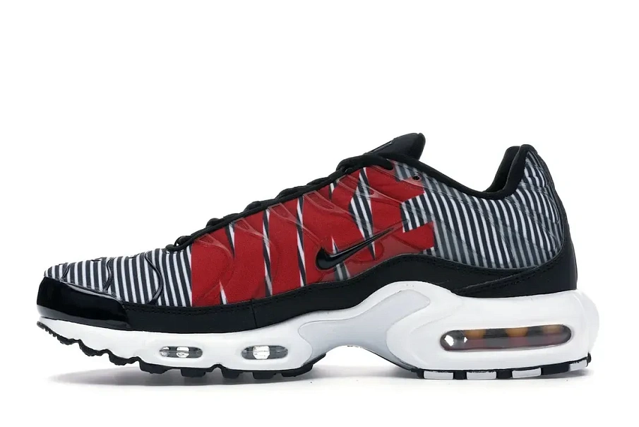 Фото № 3 с приближением к товару «‎Nike Air Max Plus Striped Black White»