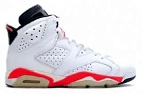 Фото № 1 с приближением к товару «‎Jordan 6 OG Infrared White (1991)»