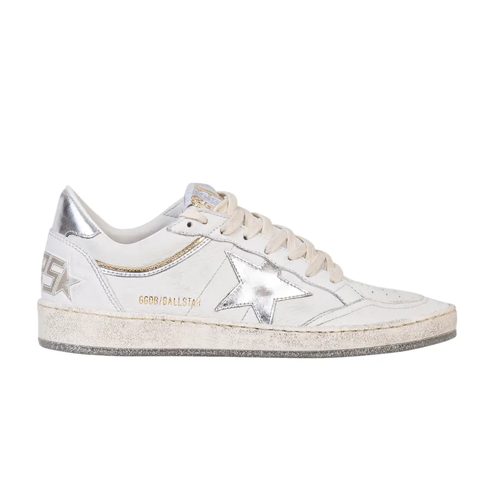 Golden Goose Women's Ball Star Optic White Silver - 1