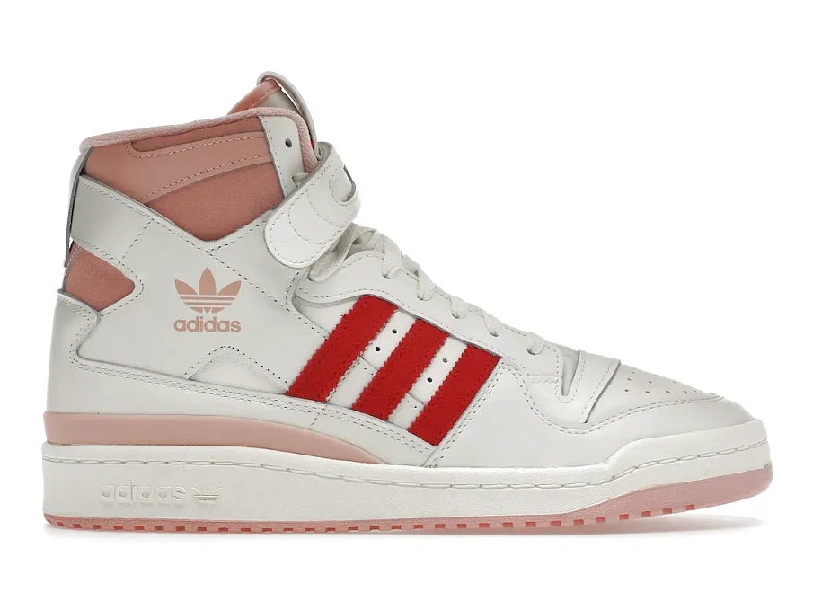 Фото № 1 с приближением к товару «‎adidas Forum 84 Hi Off White Pink Red»