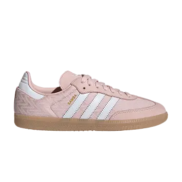 adidas Women's Samba OG Sandy Pink White Gold