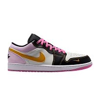 Фото № 1 с приближением к товару «‎Air Jordan 1 Low SE Black Sail Pinksicle (IV2442-010)»