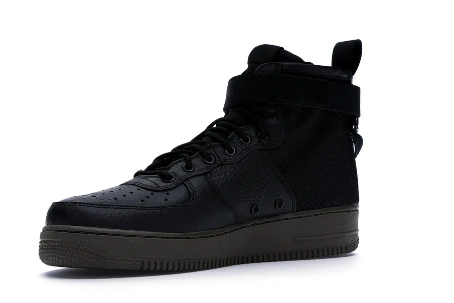 Фото № 3 с приближением к товару «‎Nike SF Air Force 1 Mid Black Dark Hazel»