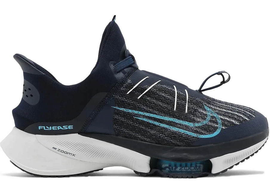 Фото № 1 с приближением к товару «‎Nike Air Zoom Tempo Next% FlyEase College Navy»