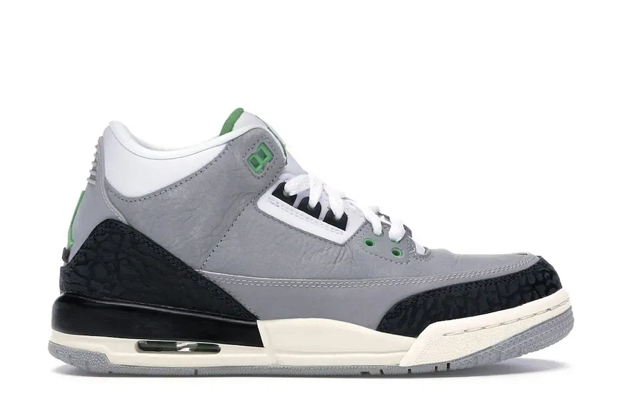 Фото № 1 с приближением к товару «‎Jordan 3 Retro Chlorophyll »