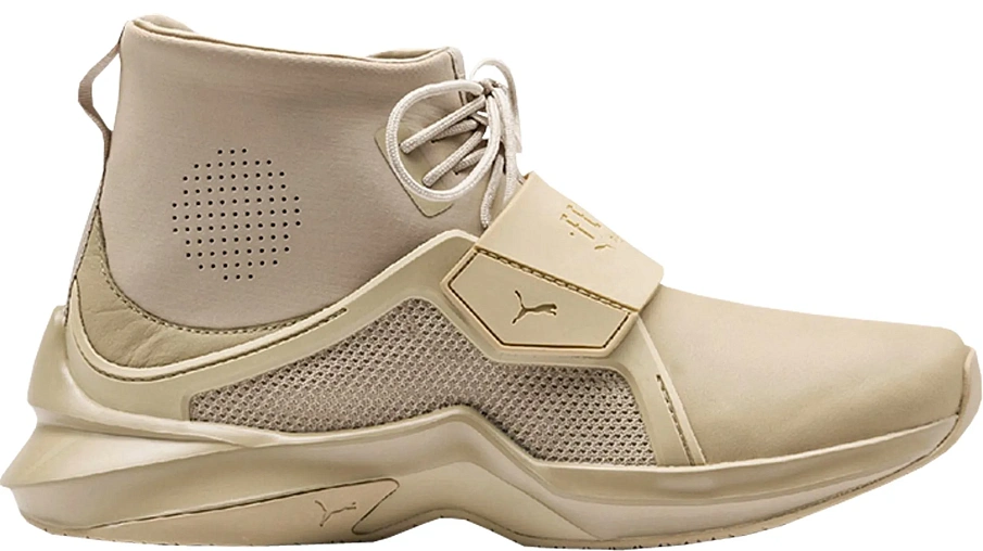 Фото № 1 с приближением к товару «‎Puma Leather Hi Rihanna Fenty Sesame »