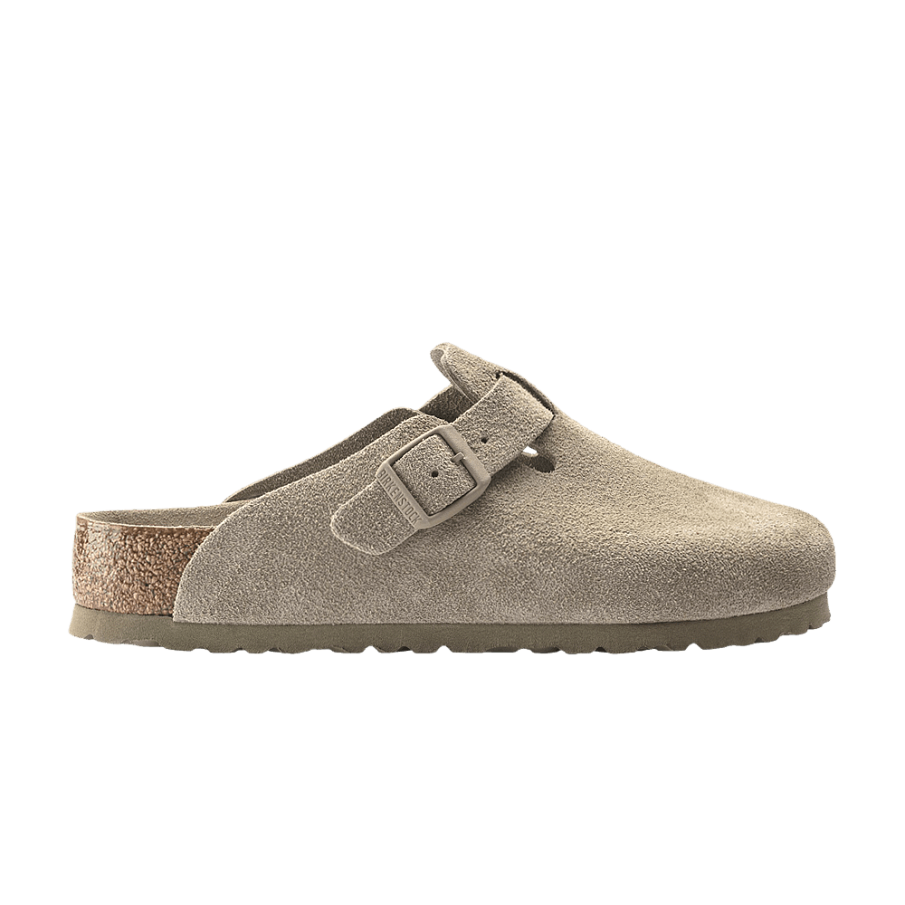 Фото № 1 с приближением к товару «‎Birkenstock Boston Soft Footbed Faded Khaki»