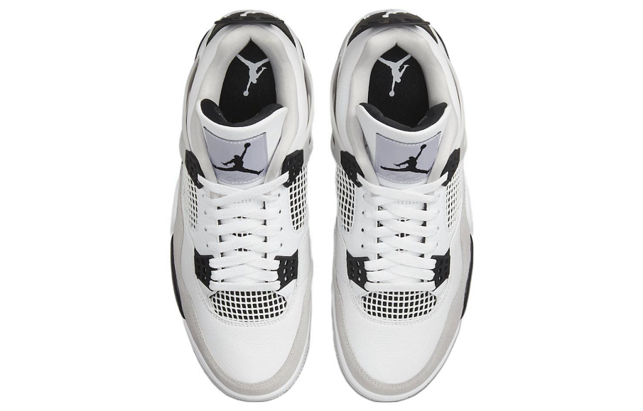 Фото № 4 с приближением к товару «‎Nike Air Jordan 4 Vintage basketball shoes Military Black»