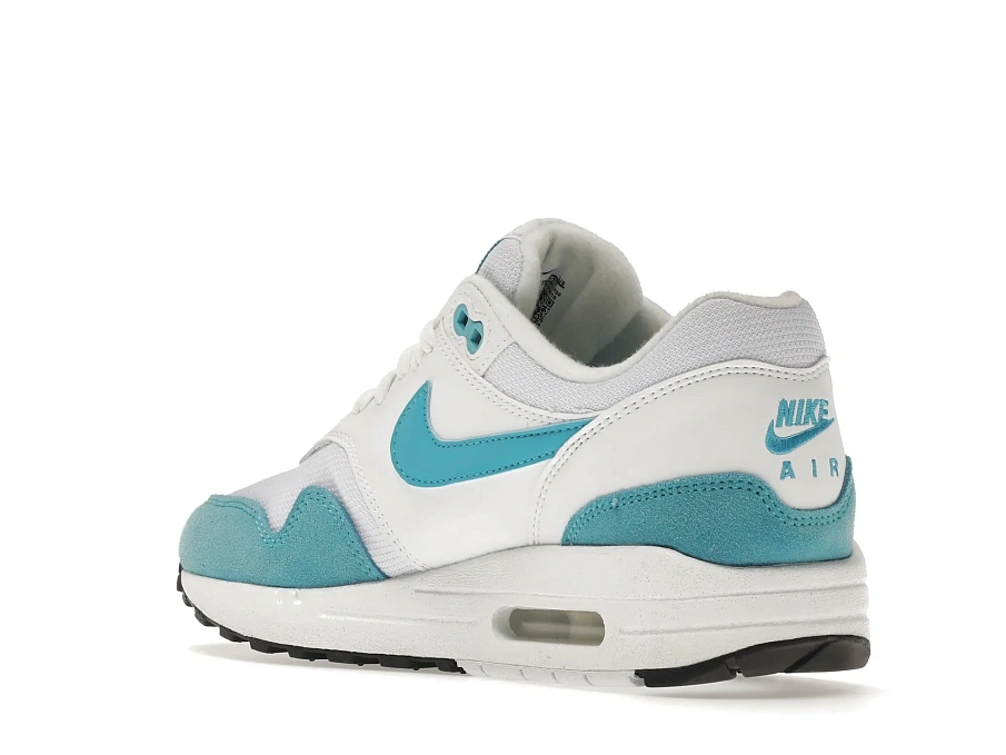 Фото № 6 с приближением к товару «‎Nike Air Max 1 White Light Blue Fury »