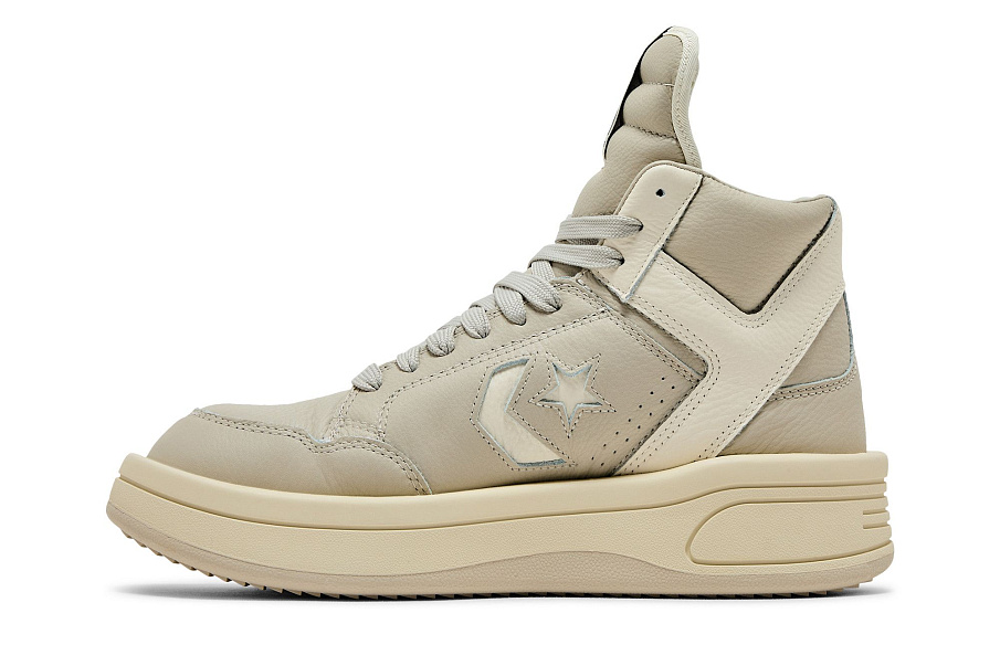 Фото № 4 с приближением к товару «‎Rick Owens x Converse DRKSHDW TURBOWPN Mid Pelican»