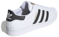 Фото № 5 с приближением к товару «‎adidas originals Superstar Vegan BlackWhiteGold»