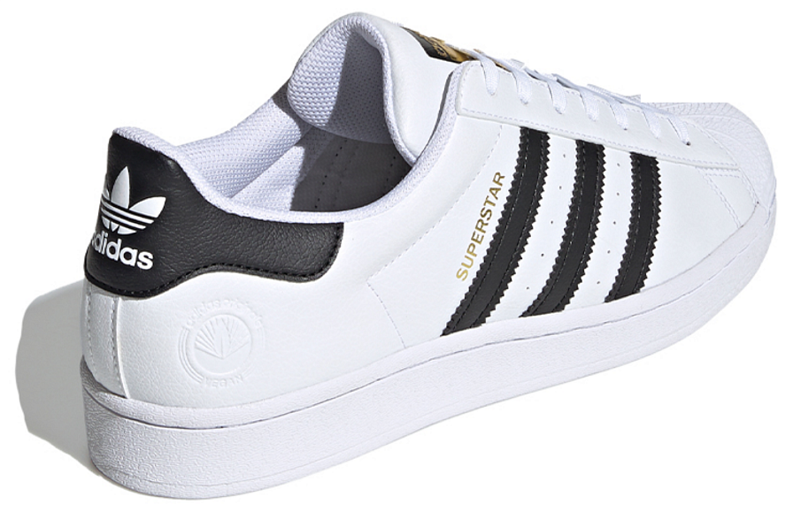 Фото № 5 с приближением к товару «‎adidas originals Superstar Vegan BlackWhiteGold»