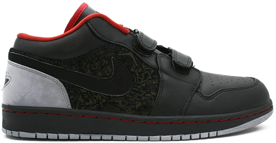 Фото № 1 с приближением к товару «‎Jordan 1 Retro Low Velcro Stealth»