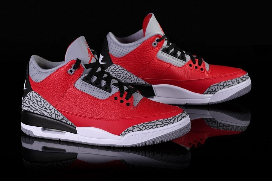 Фото № 3 с приближением к товару «‎Nike Air Jordan 3 Retro SE Red Cement 2020»