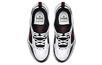 Nike Air Monarch 4 Sports Shoes BlackWhiteRed - 4