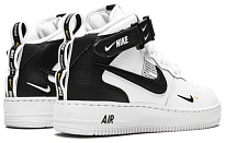 Фото № 4 с приближением к товару «‎Nike Air Force 1 Mid LV8 White Black»