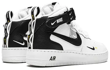 Nike Air Force 1 Mid LV8 White Black (AV3803-100) - 5