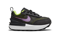 Фото № 2 с приближением к товару «‎(TD) Nike Waffle One Running Shoes BlackGreenPurple»