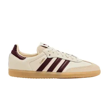 adidas Samba OG Wonder White Shadow Red Gum - 1