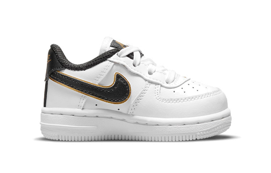 Фото № 2 с приближением к товару «‎(TD) Nike Force 1 LV8 WhiteBlackGold»