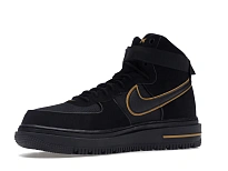 Фото № 4 с приближением к товару «‎Nike Air Force 1 Boot Cordura Black Gold»