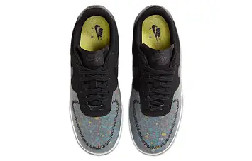 Nike Air Force 1 Crater Skate Shoes Black Photon Dust - 7