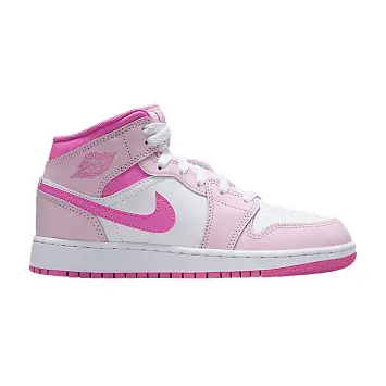 Air Jordan 1 Mid GS Pink Foam China Rose White Pink Foam - 1